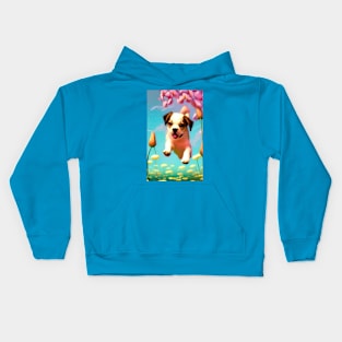 Happy puppy Kids Hoodie